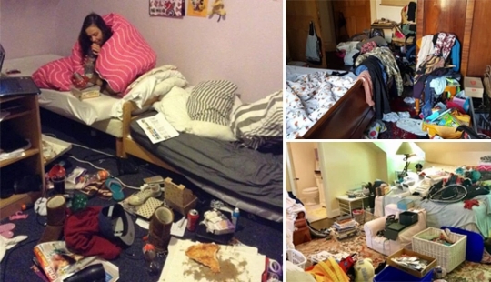 The Kingdom of mess: las habitaciones más desordenadas del Reino Unido