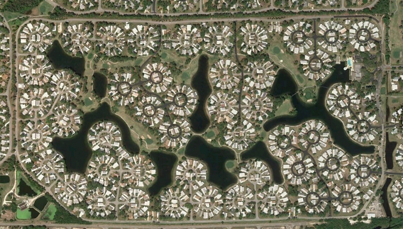 The landscapes created by human hands