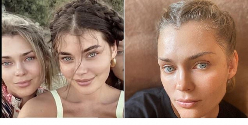 The model from Moscow and her 45-year-old mother look the same age