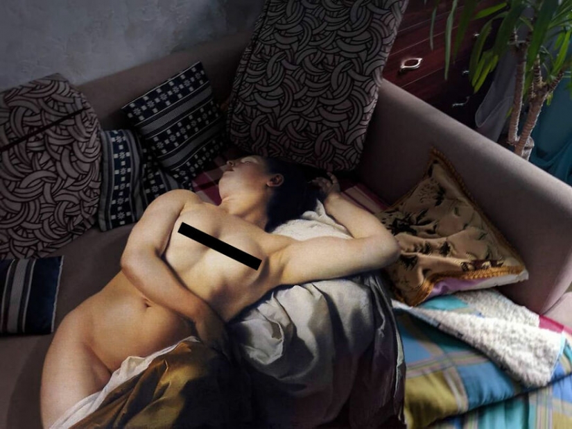 The nymph in the reserved seat and other collages by Alexey Kondakov