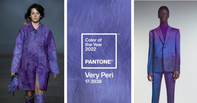 The Pantone Institute named the main color of 2022 and it is Very Peri, that is, "blueberry yogurt"