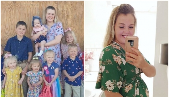 The pastor's 36-year-old wife has given birth 11 times, getting pregnant every year of marriage, and wants more children