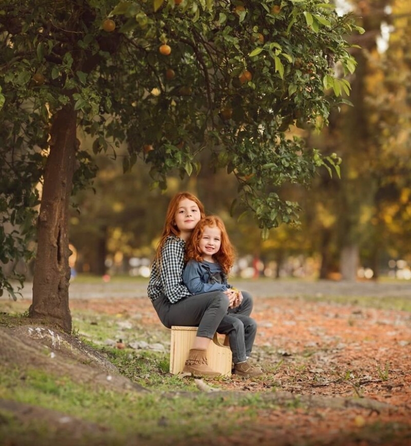 The photographer has created a tale for daughters