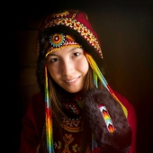 The photographer traveled 25,000 km to take portraits of the indigenous inhabitants of Siberia