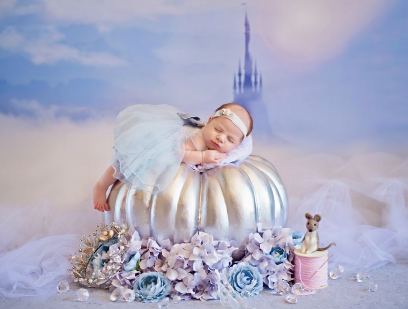 The photographer turned 6 baby girls into real Disney princesses