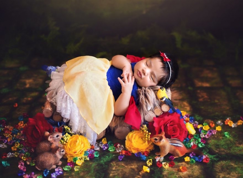 The photographer turned 6 baby girls into real Disney princesses