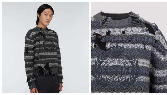 The poorer, the more fashionable: torn sweaters from Balenciaga that cost a fortune