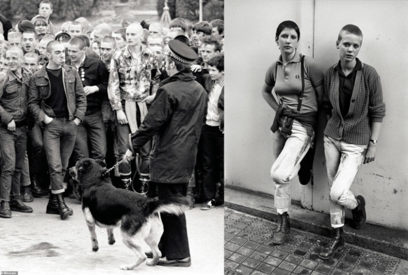 "The rebellious spirit of the old lady of England": previously unknown photos of skinheads of the 60-80s were published