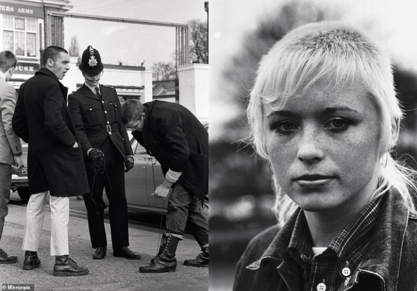 "The rebellious spirit of the old lady of England": se publicaron fotos previamente desconocidas de cabezas rapadas de los años 60-80