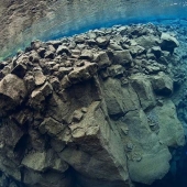 The rift Silfra: a place where two continents meet