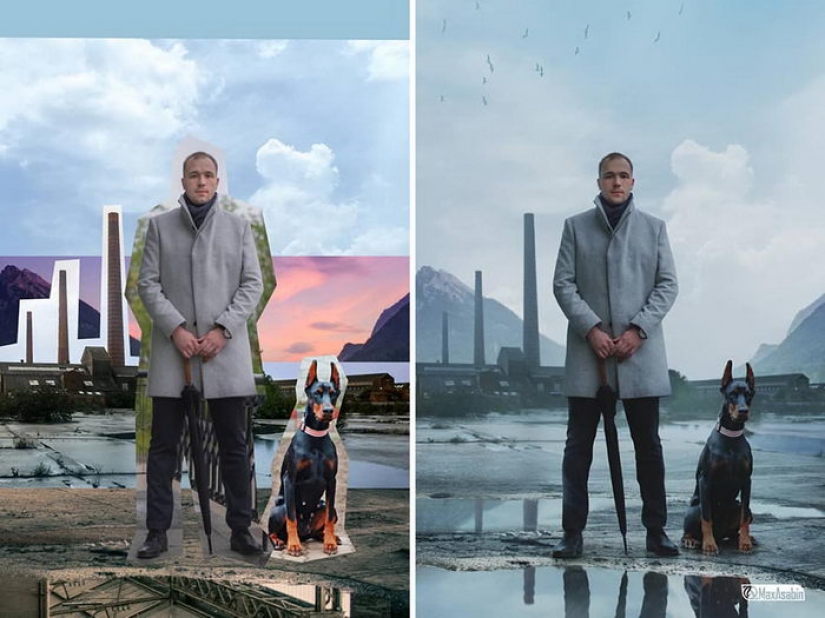 The works of the harsh Russian photoshop master will definitely amaze your imagination