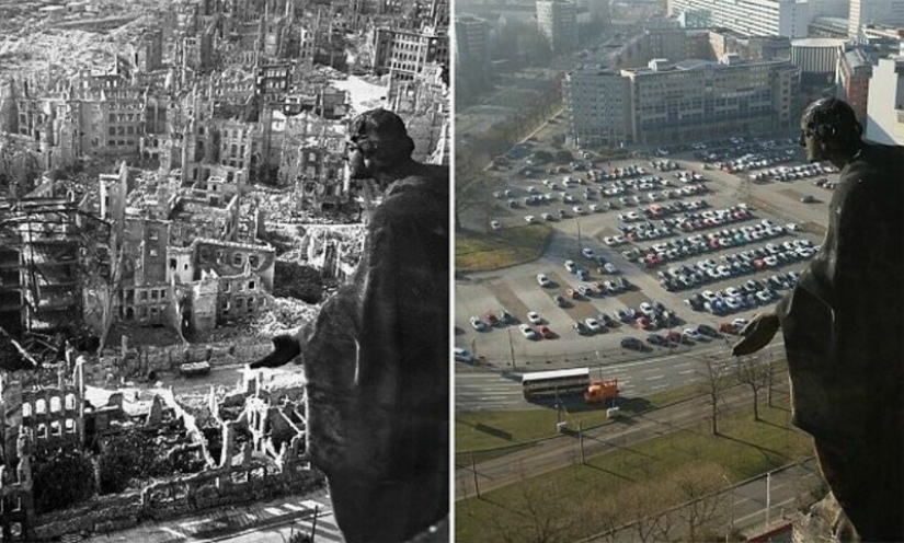 Then and now: 30 interesting photos that show the passage of time