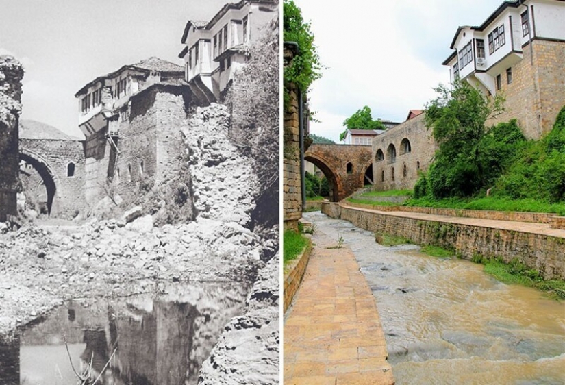 Then and now: have the cities of Europe changed much in a hundred years?
