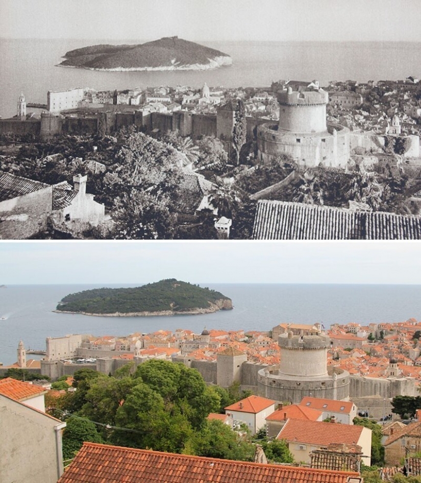 Then and now: have the cities of Europe changed much in a hundred years?