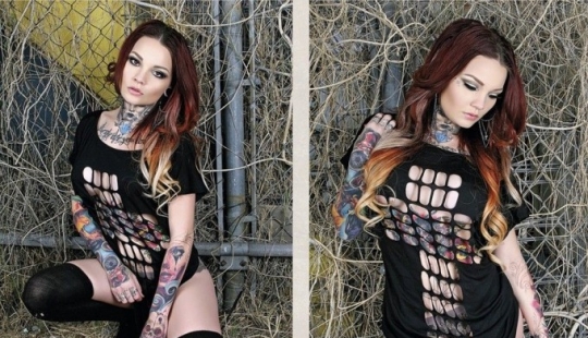 They break stereotypes - women with tattoos are beautiful!