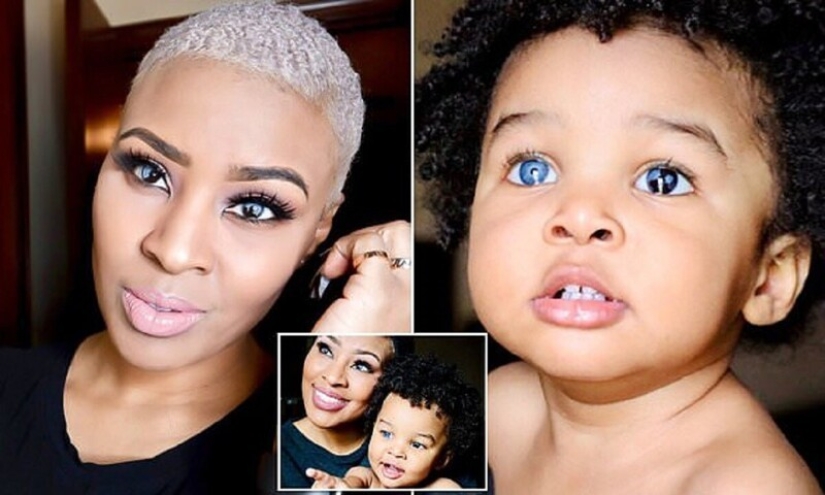 This American woman and her little son conquered the Internet with their unusual eyes