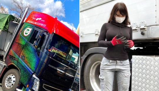Tons of cargo and sea charm: most charming truck driver from Japan conquers the social network
