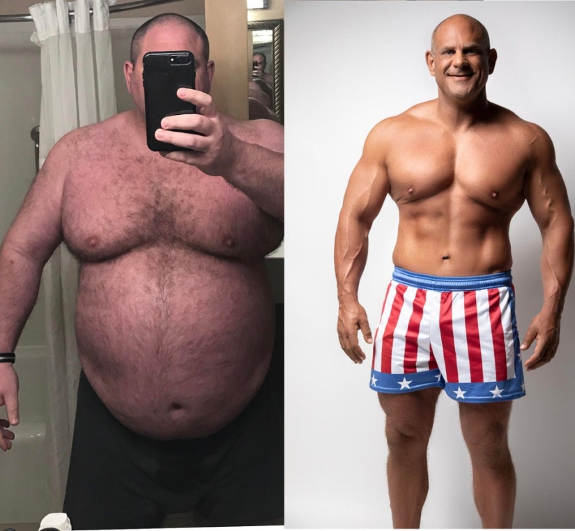 Transformación cardinal: Un hombre que pesa 174 kg ha perdido peso y ha cambiado más allá del reconocimiento