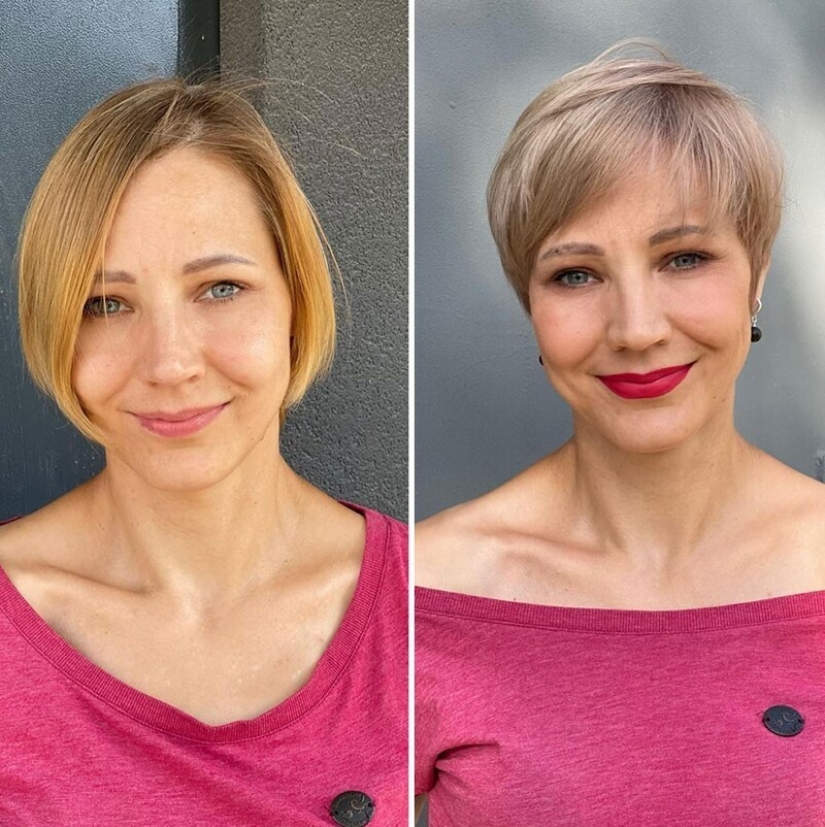 Transformations from a stylist from Lithuania: 30 examples of how a hairstyle changes everything