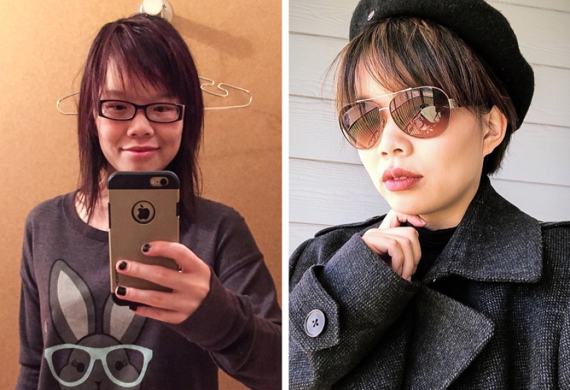 Twitter users showed their first selfie and proved that time can transform