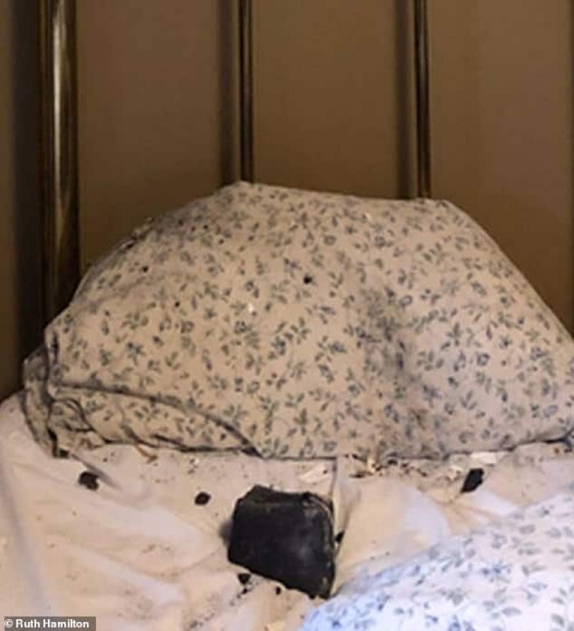 Un residente canadiense fue despertado por un meteorito que cayó en su cama