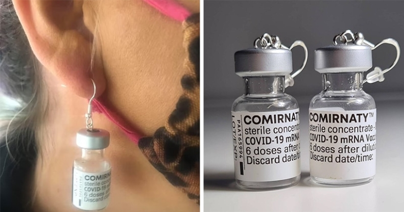 Una marca de moda australiana ha lanzado pendientes en forma de vacuna. Disputas estallaron en la Red