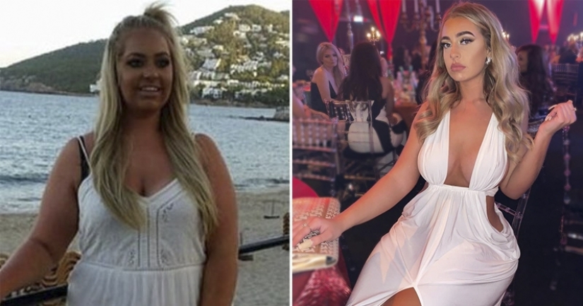 Una residente del Reino Unido perdió 2 veces el peso después de que ella no cabía en un vestido