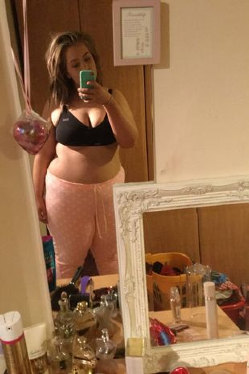 Una residente del Reino Unido perdió 2 veces el peso después de que ella no cabía en un vestido
