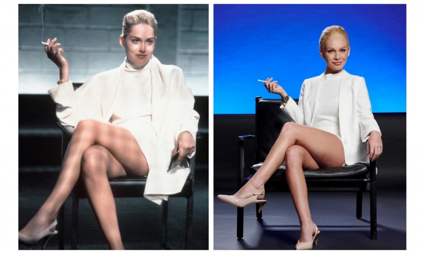 Unfading classics: the British model recreated 5 iconic images from Hollywood films