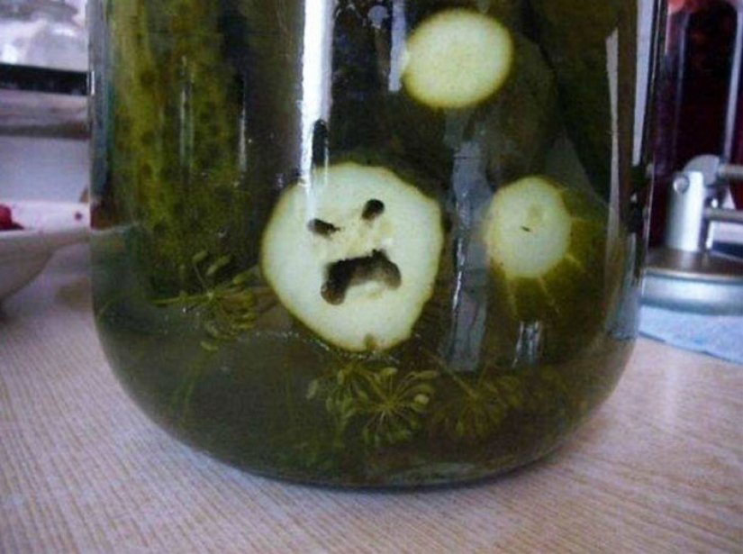 Vegetables and fruits, which remind us that nature has a great sense of humor