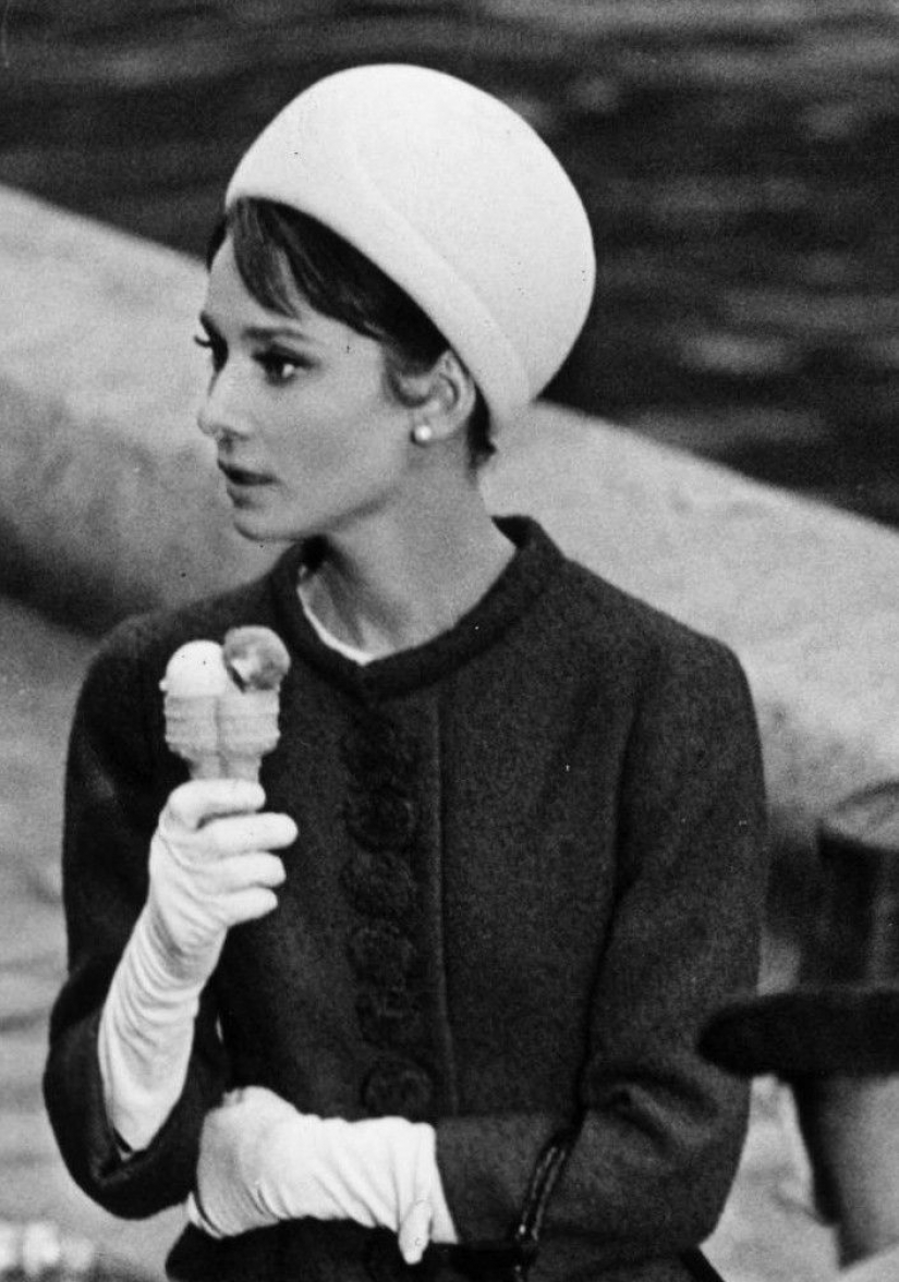 Vintage photos celebrity and ice cream