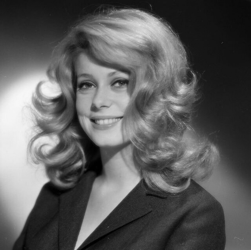 Vintage portréi egy fiatal Catherine Deneuve-ről