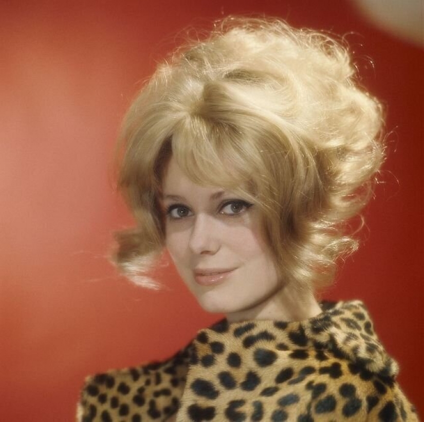 Vintage portréi egy fiatal Catherine Deneuve-ről