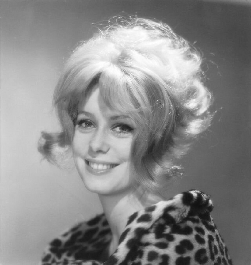 Vintage portréi egy fiatal Catherine Deneuve-ről