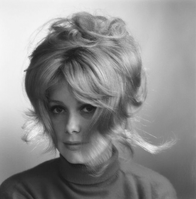 Vintage portréi egy fiatal Catherine Deneuve-ről