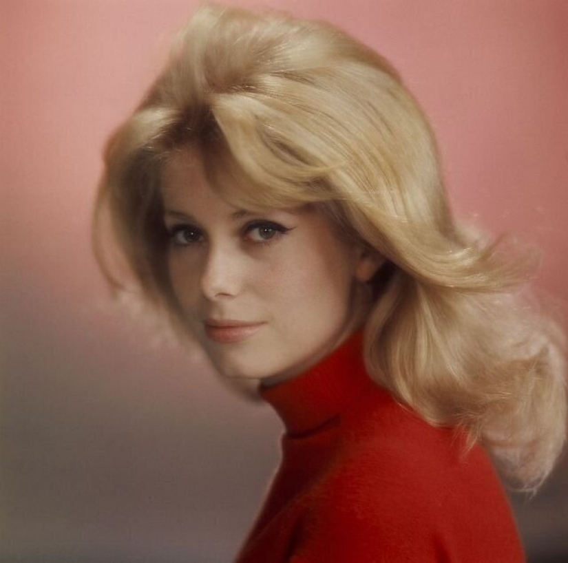 Vintage portréi egy fiatal Catherine Deneuve-ről