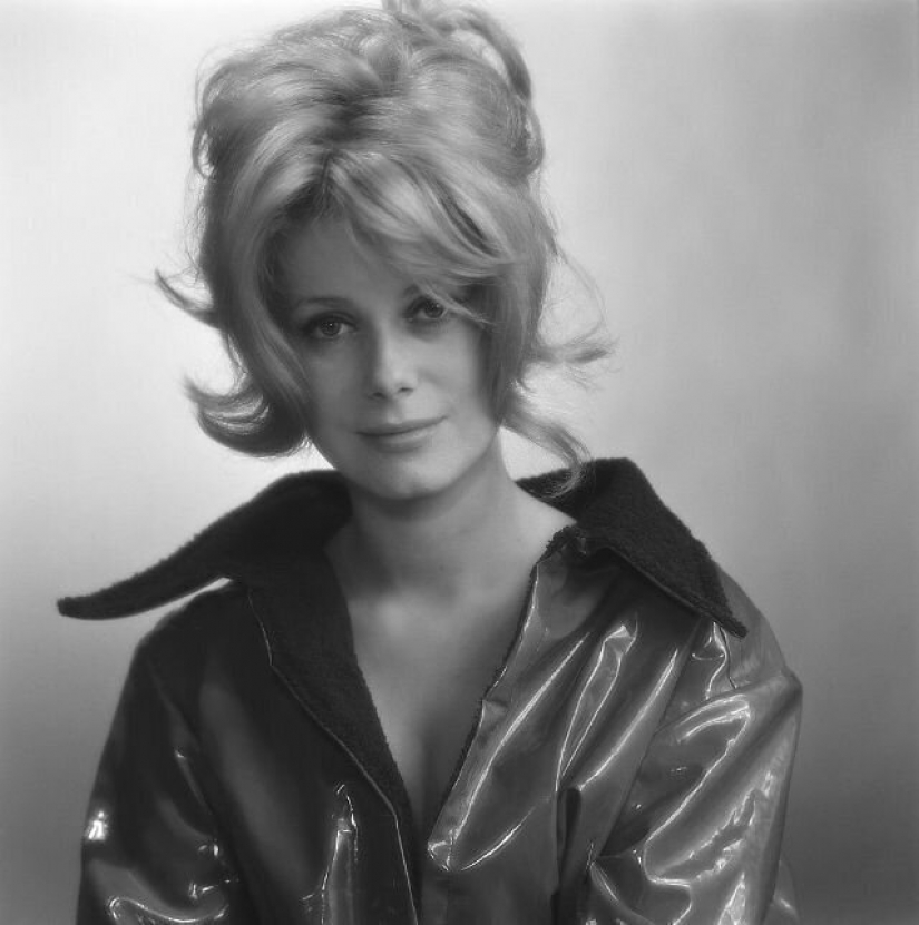 Vintage portréi egy fiatal Catherine Deneuve-ről