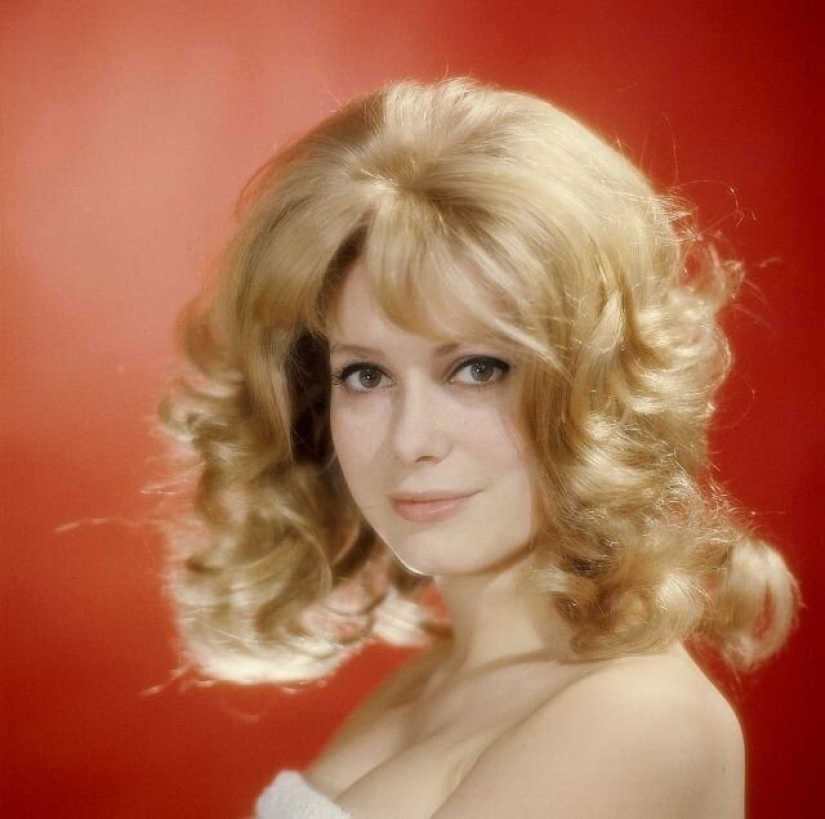 Vintage portréi egy fiatal Catherine Deneuve-ről