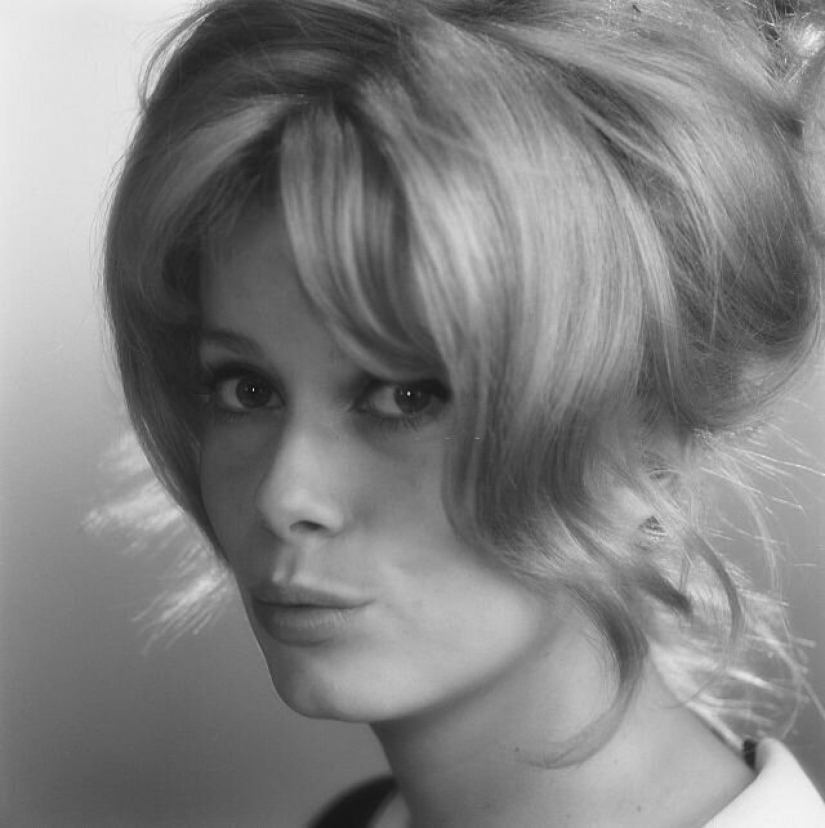 Vintage portréi egy fiatal Catherine Deneuve-ről