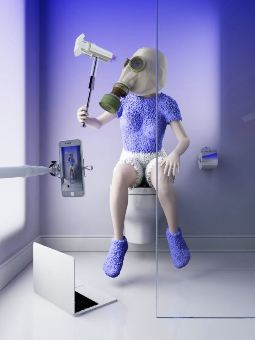 Virtual unreality in Olga Fedorova's shocking 3D paintings