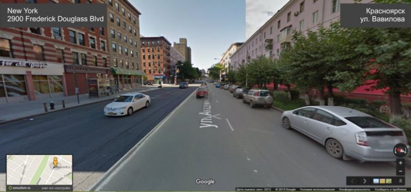 We have connected the streets of Krasnoyarsk and New York. Look what happened!