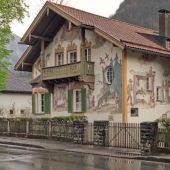 What a painted alpine village looks like