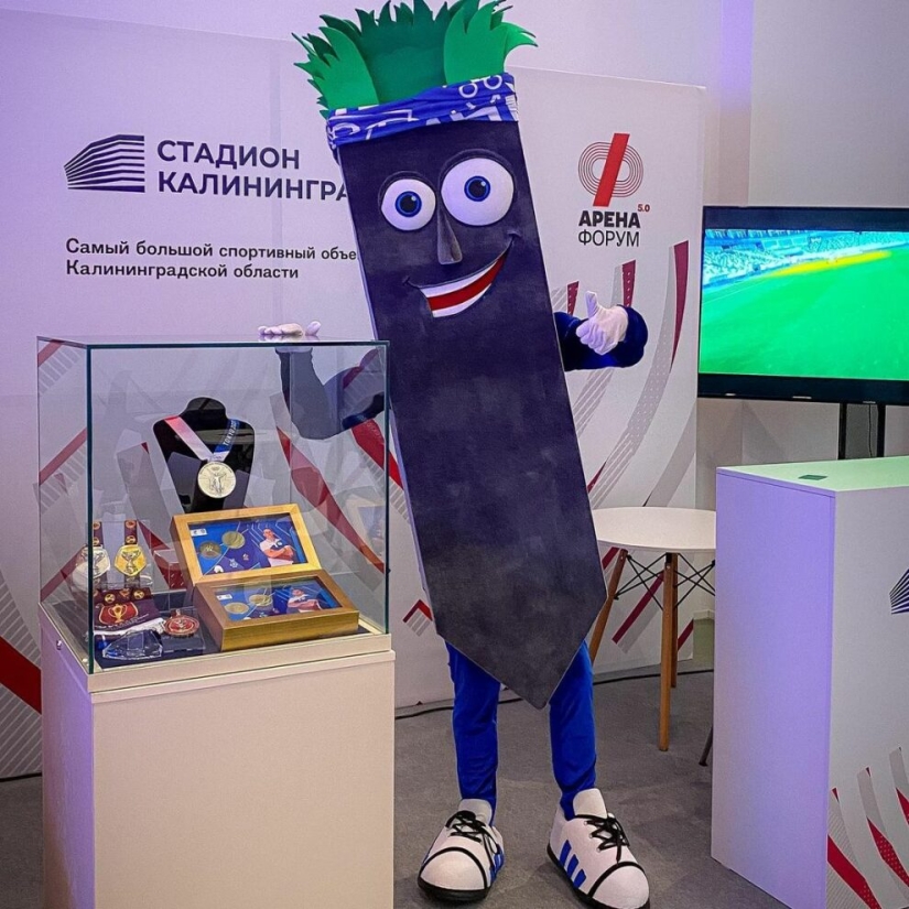 What are you? Meet the mascot of the Kaliningrad stadium named Edik