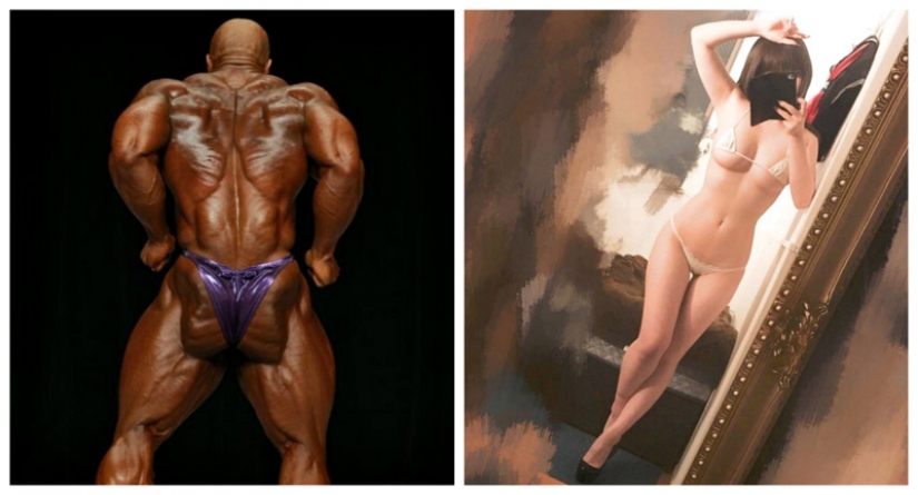 What do bodybuilders and Japanese women from Instagram have in common? Underwear one size smaller