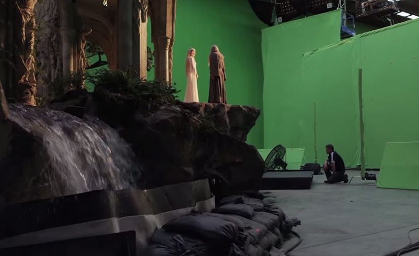 What modern films look like before and after applying special effects