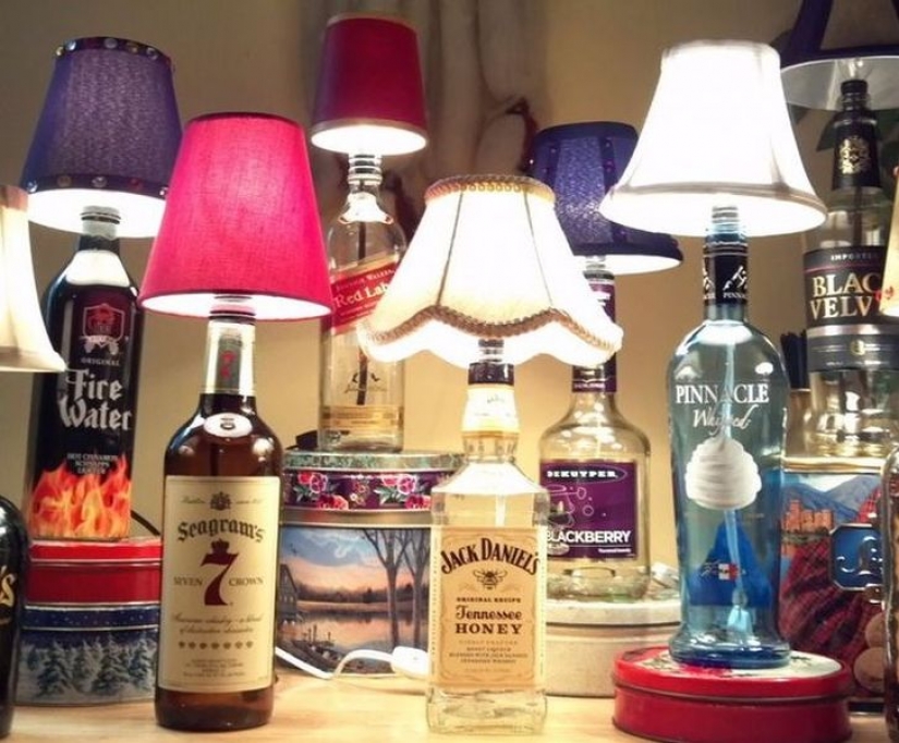 What to do with glass bottles after the holidays: 25 cool ideas that will transform the interior
