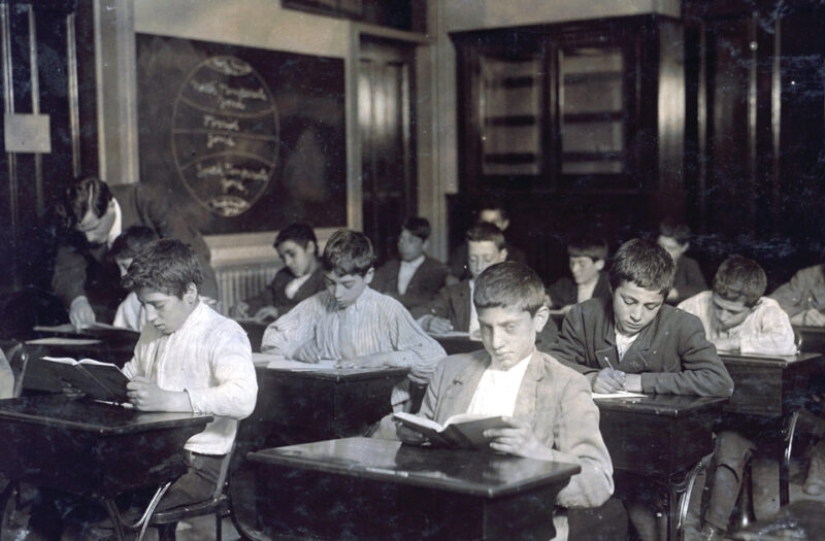 What was the school like 100 years ago