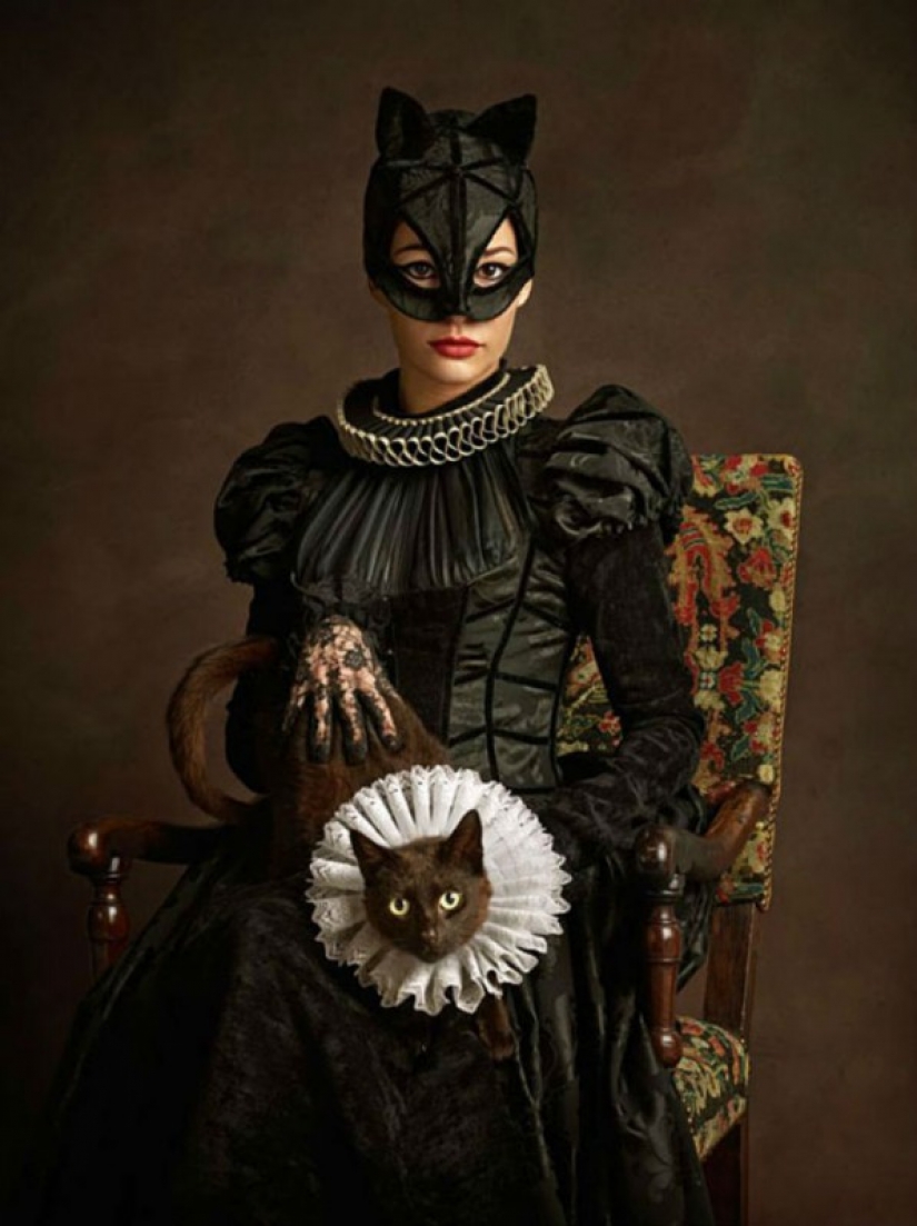 What would superheroes and villains look like in the paintings of Flemish artists