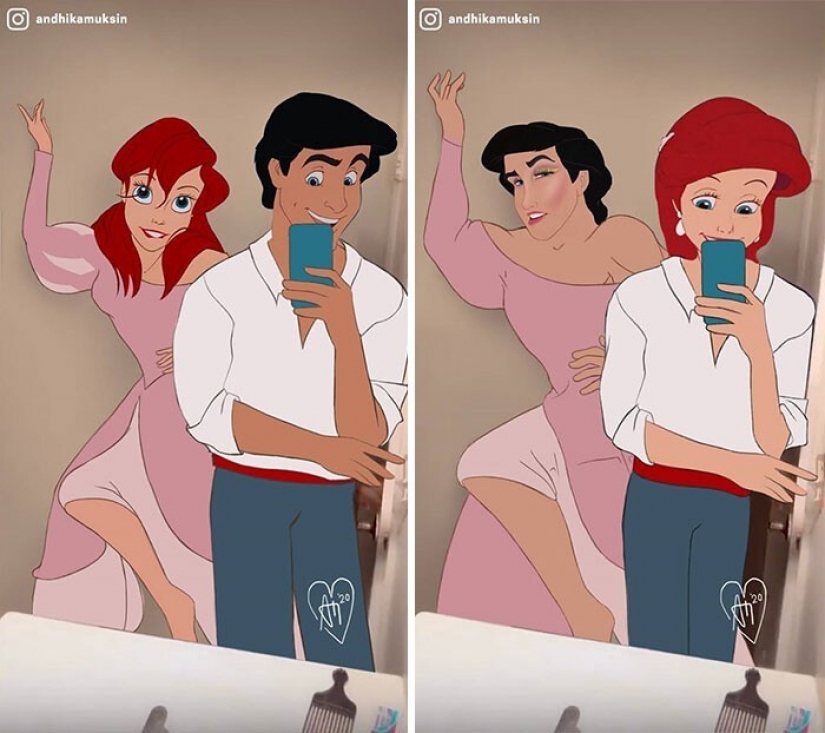 What would the Disney characters be like in the reality of 2020