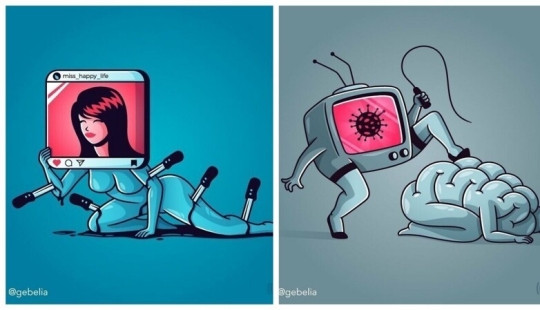 What's wrong with our Society: 25 thought-provoking illustrations